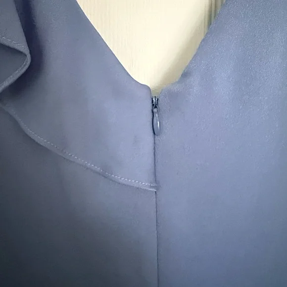 BCBGMaxAzria Light Blue Ruffle Mini Dress - Picture 7 of 8